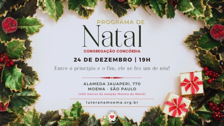 Programa de Natal – Congregação Concórdia